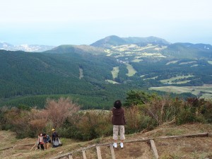 細野高原・遊歩道。絶景です。