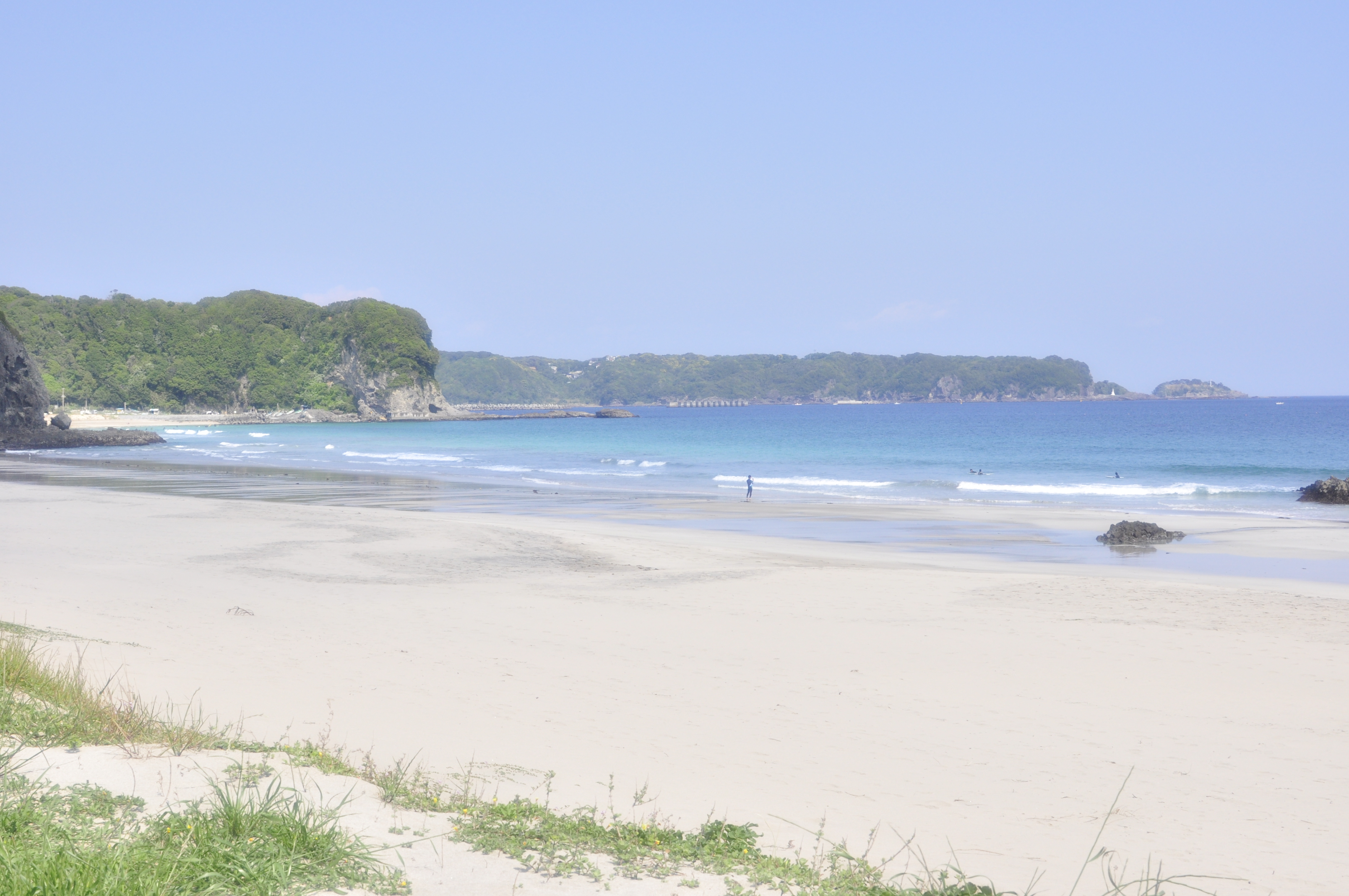 コテージから一番近い入田浜海水浴場