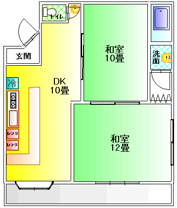 入田浜　１２名用　間取り