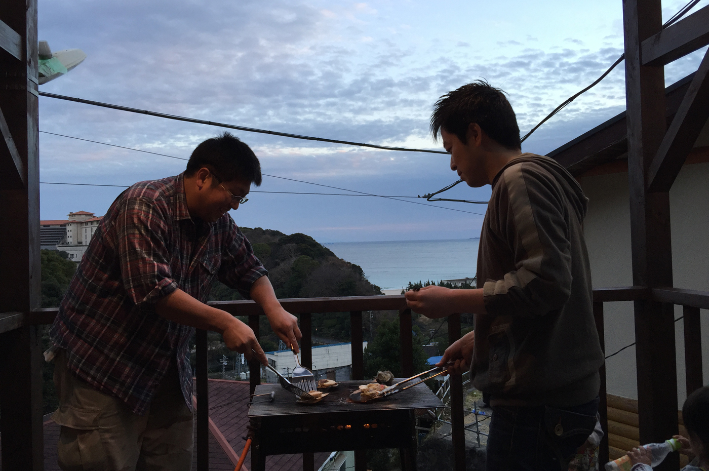 入田浜山荘　BBQ