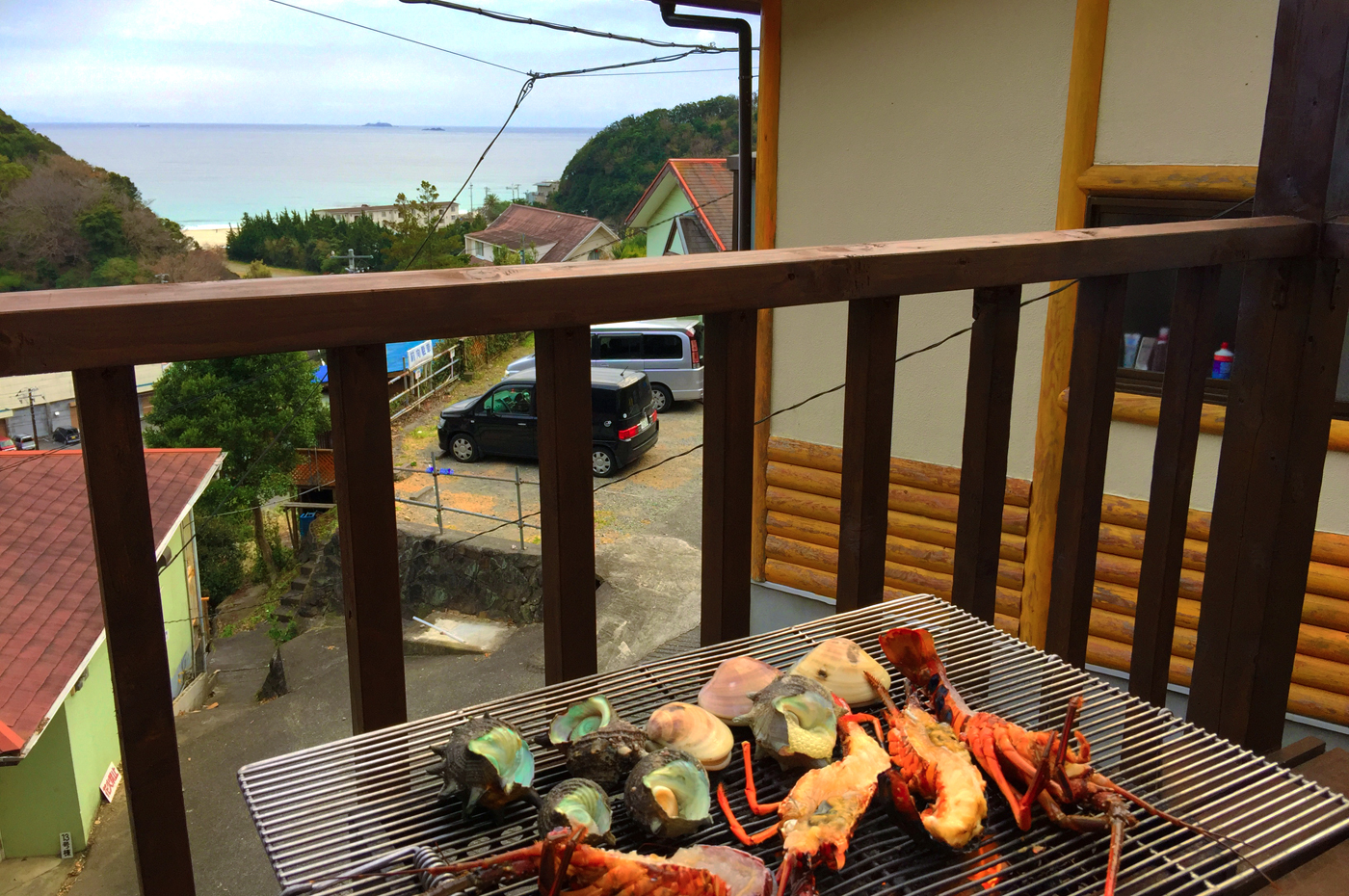 入田浜山荘　BBQ