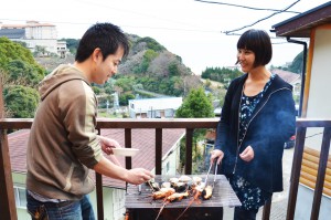 夫婦2人でコテージBBQ