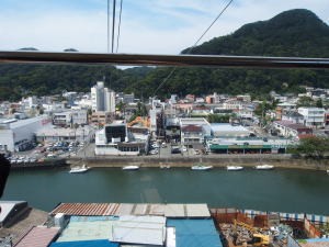 下田ロープウェイからの景色