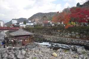 独鈷の湯と紅葉