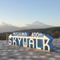 三島スカイウオークと富士山